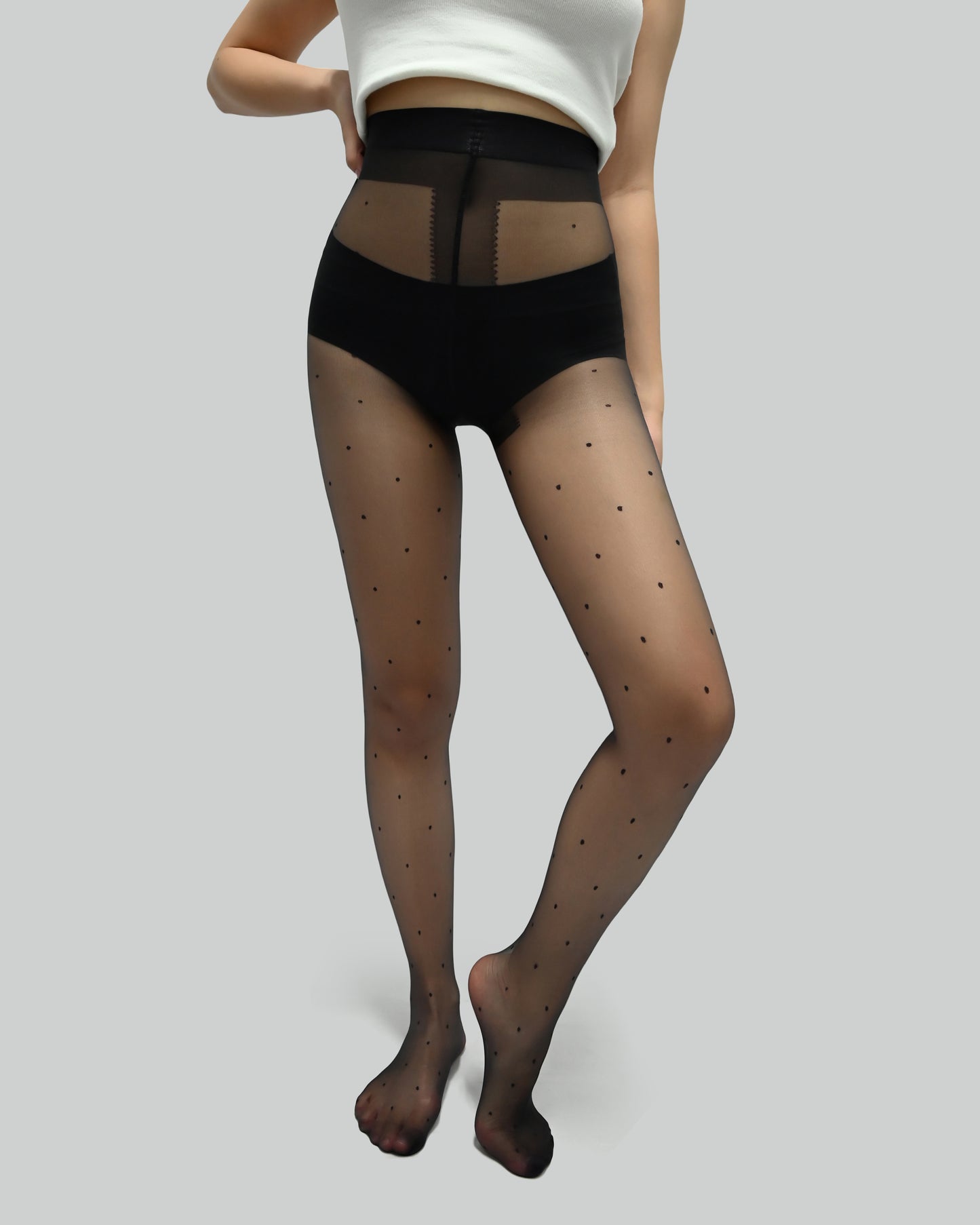 Fantexs Chic Dot Sheer Tights