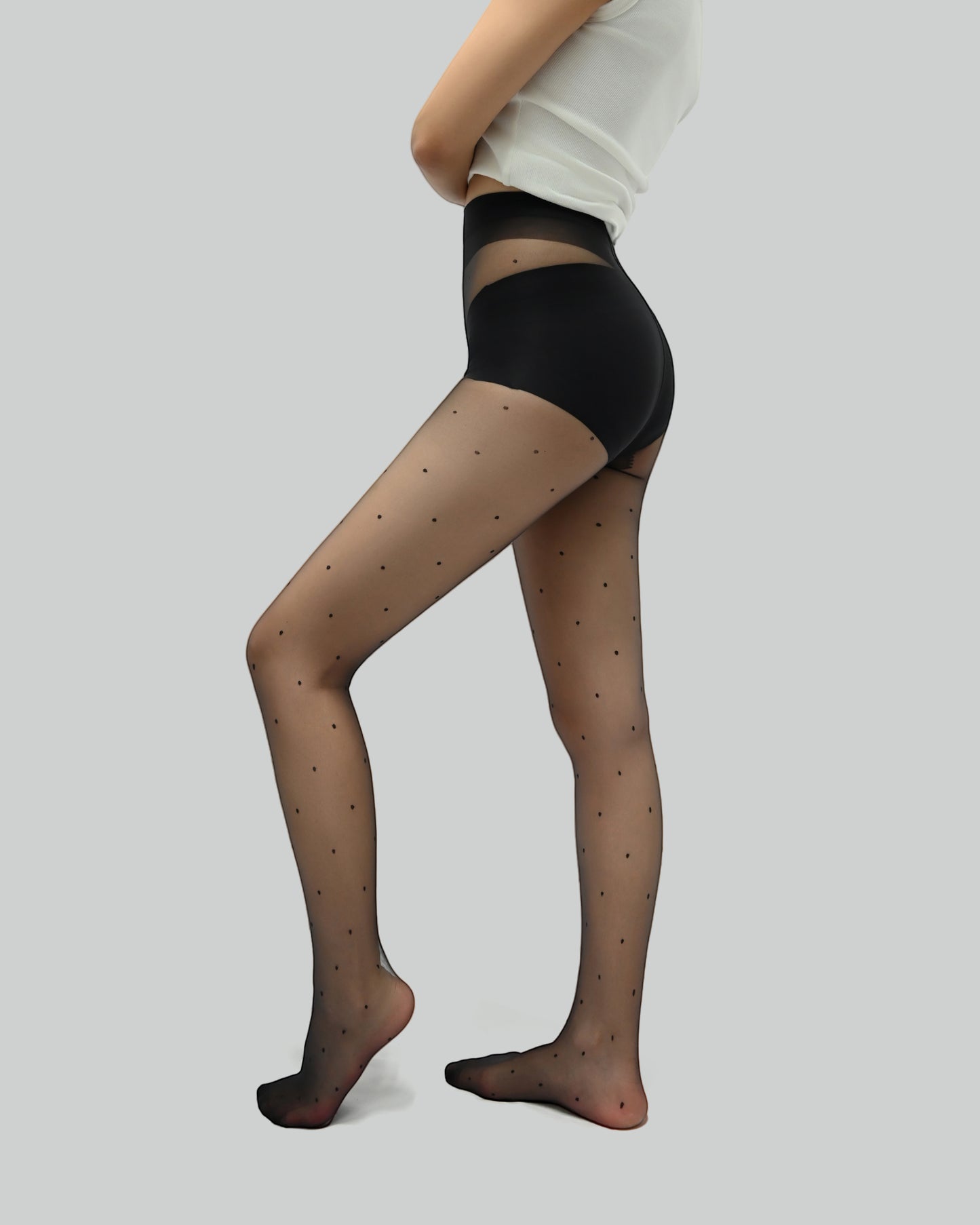 Fantexs Chic Dot Sheer Tights